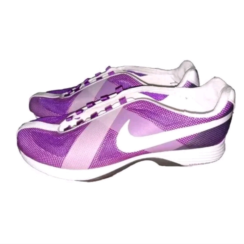 Nike Hyperfuse Lunar Womens Lightweight Mesh Golf Shoes Purple 483325-500 Sz 7.5